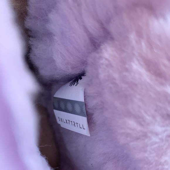 UGG Classic Mini Stellar Sequin Lilac Frost Boots - Picture 8 of 9